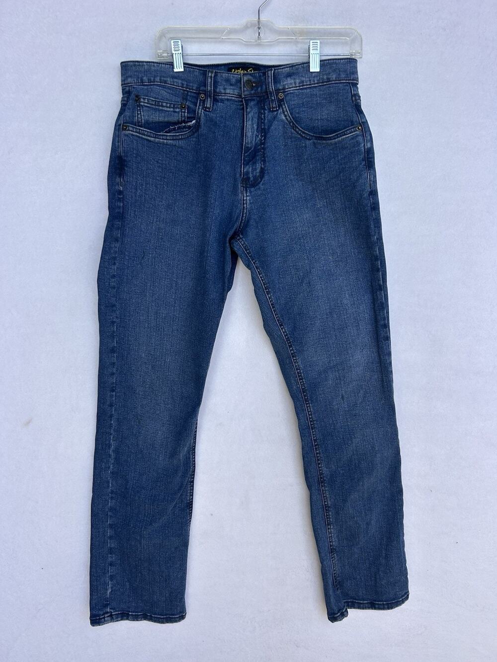 Urban Star Premium Apparel Men's 32X32 Blue Jeans Cotton Spandex Straight Leg